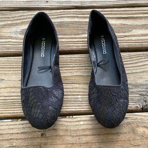 H&M Black Lacey Flats